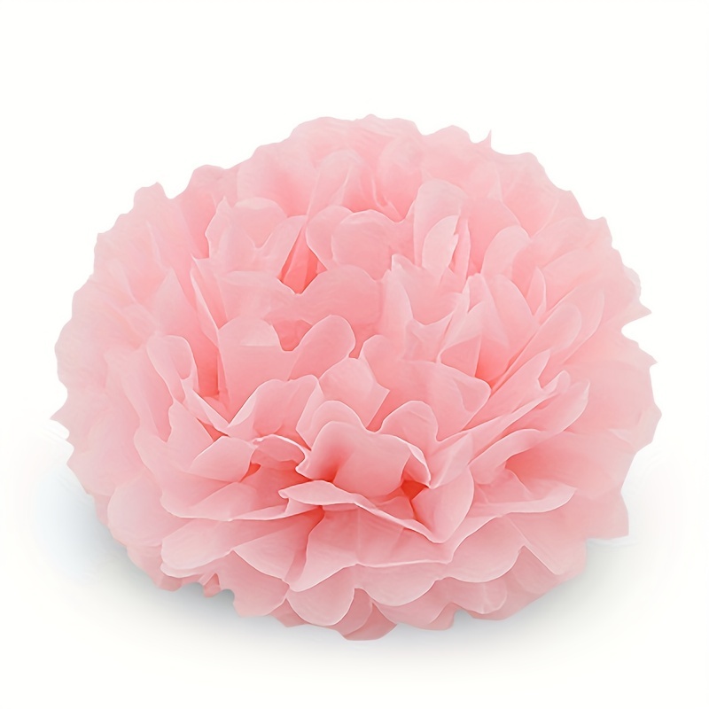 DIY Tissue Paper Pom Poms Flowers for Wedding Birthday Party Baby
