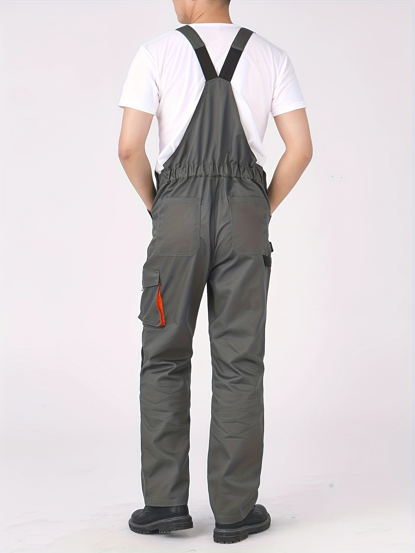  Multi-Pocket Work Coverall Mens Cargo Coverall
