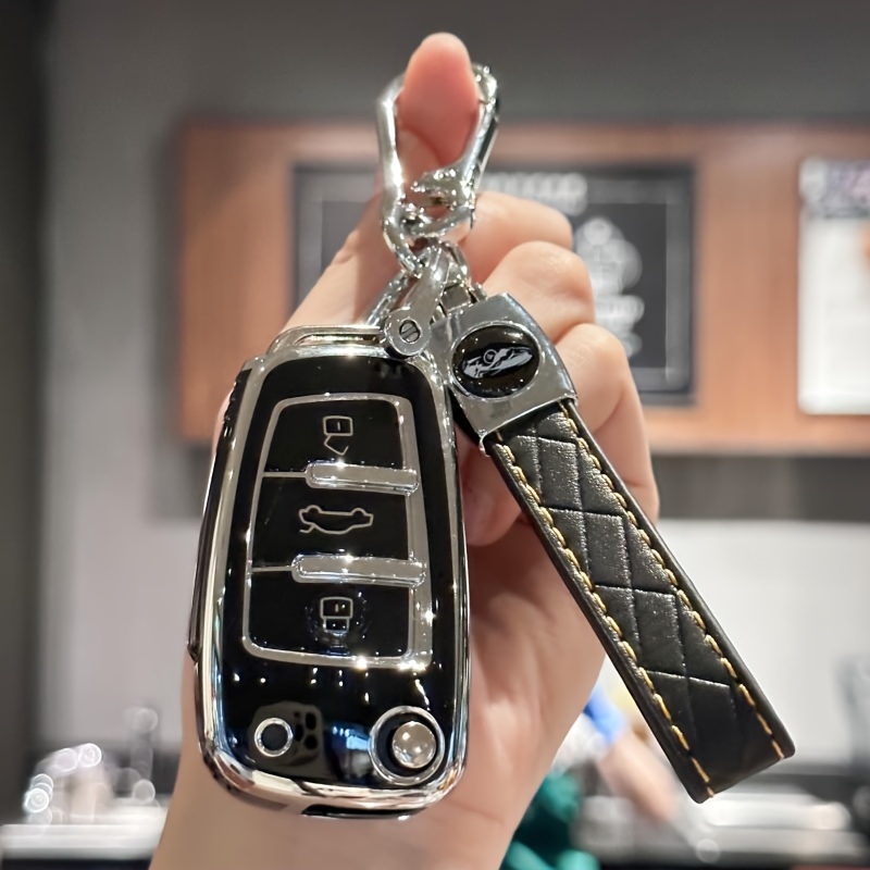 Auto Schlüssel Hülle cover Schutzhülle für Audi A4 A5 A6 A7 Q5 R8