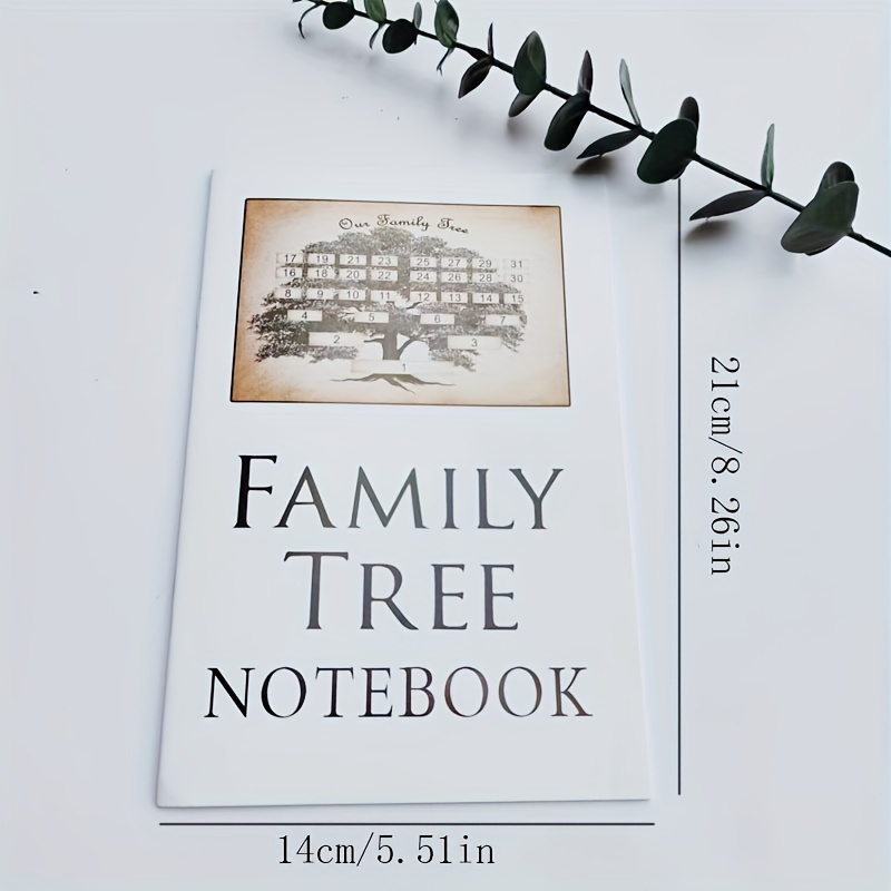 Family Tree Notebook-Handwritten Ancestors' Memories To Write Into Personal