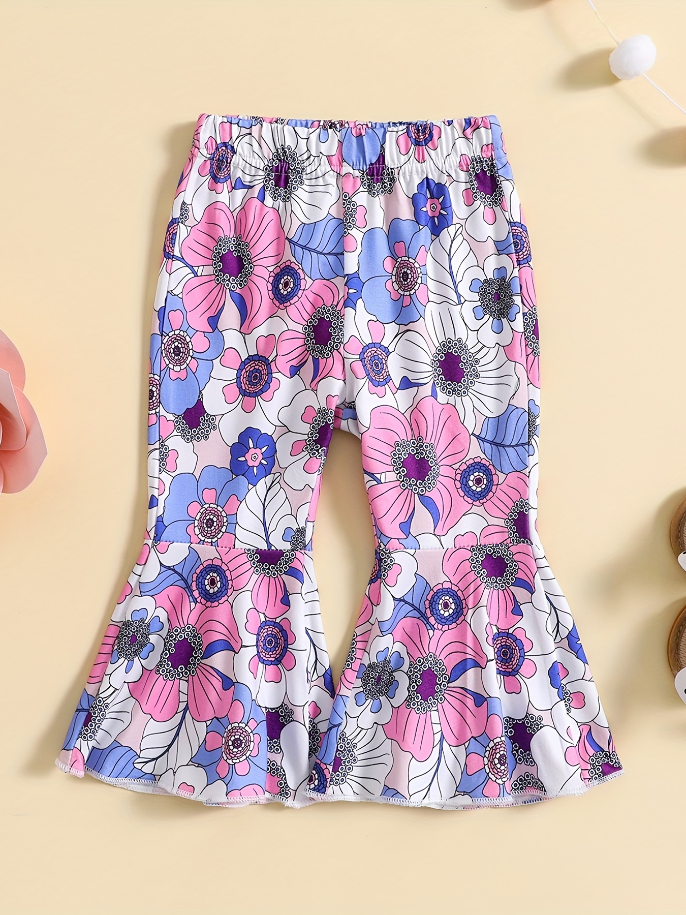 Pantalones Cintura Elástica Estampado drip Niña Pantalones - Temu Chile