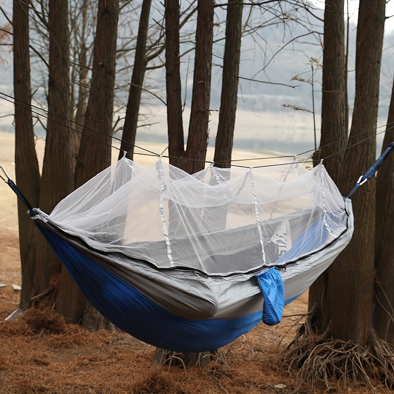 portable anti rollover hammock with mosquito net thickened hammock for outdoor camping check out today s deals now temu