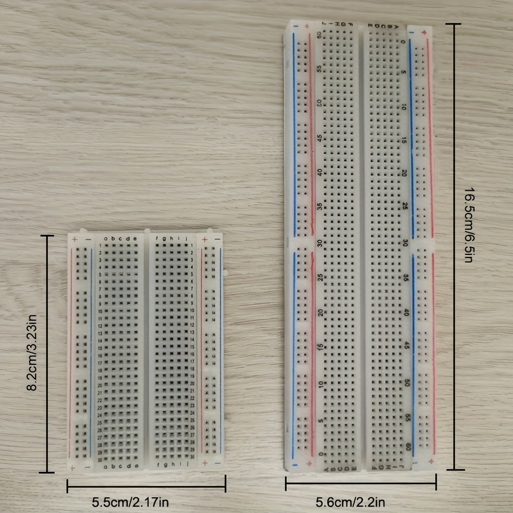 Bb 801 400 Points Or Mb 102 830 Points Solderless Breadboard - Temu Japan