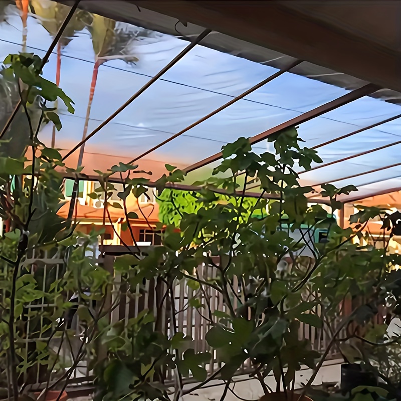 Bâche transparente, bâche imperméable de jardin transparente bâche antigel  Film isolant imperméable Canopy Pe Couverture en plastique (1 * 2m)
