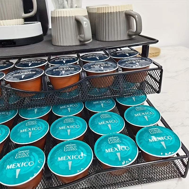 9 Kaffeeeck-Ideen  ikea gewürzregal, tassimo kapseln, kaffeekapseln
