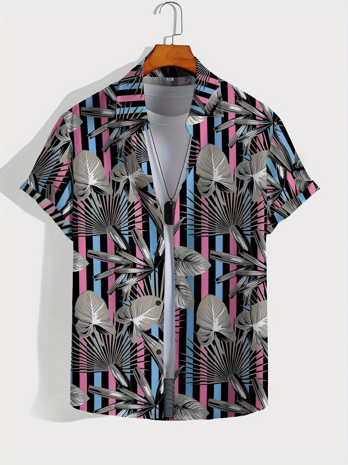 Hawaiian shirt for Men Casual Button down Short sleeve Shirts