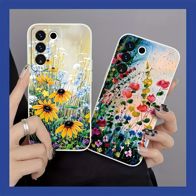 

Flower Pattern Protective Fashion Phone Case For Vivo