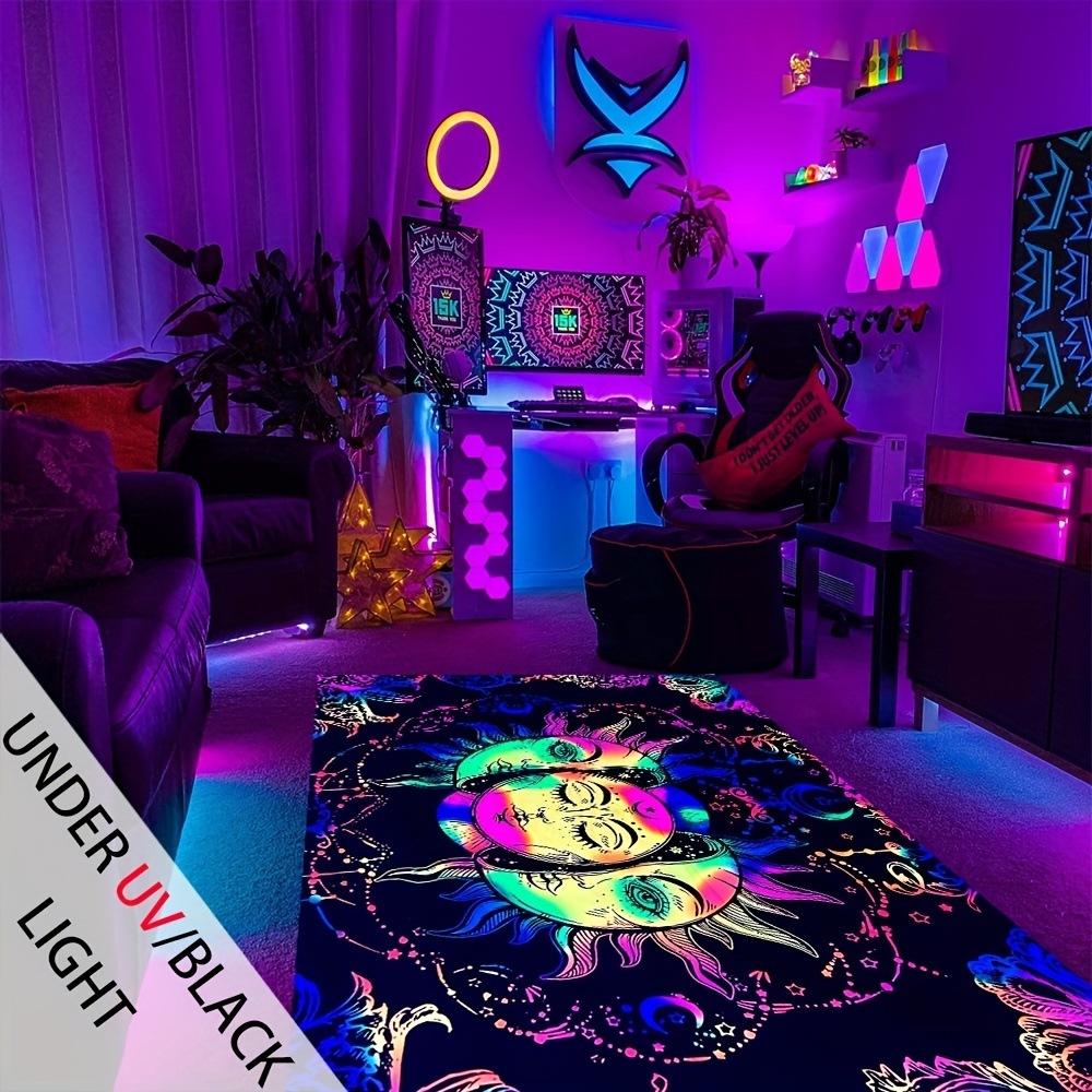 Large 3D Gaming Area Rug Machine Washable Living Room Gamepad Carpet Bedroom
