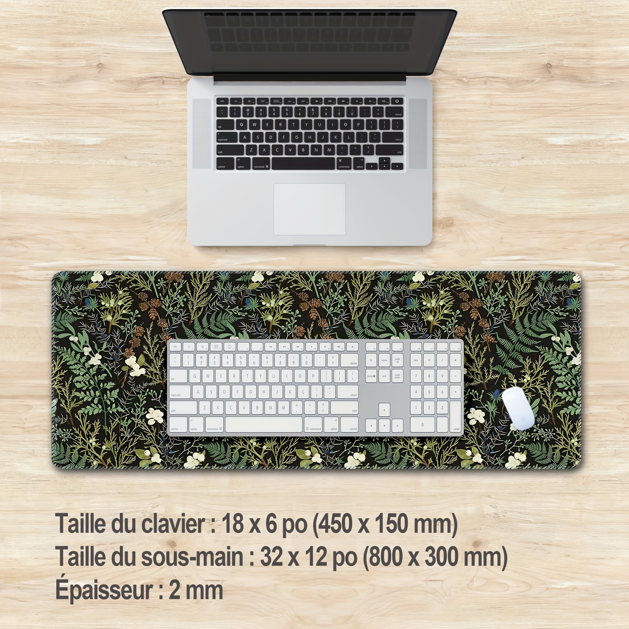 Tapis de souris XXL - Sous-main - Tapis de bureau - Design