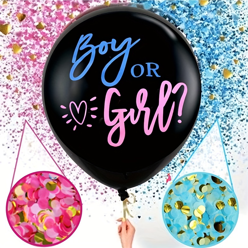 Globo de revelación de género para niño o niña, Kit de globos de