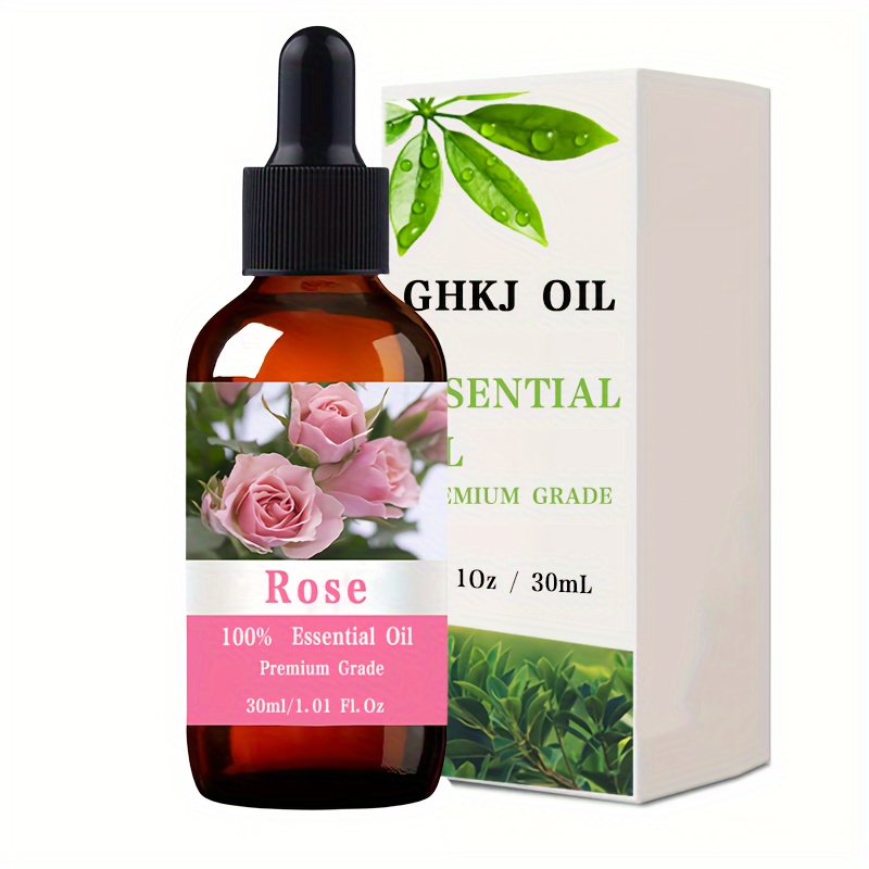 

Rose Essential Oil, 30ml/1.01 Fl.oz, 100% Pure Care Grade For Nail, Hair & Skin Care, Massage, Diffusers Humidifier, Aromatherapy, Moisturizing Massage Essential Oil For Men & Women