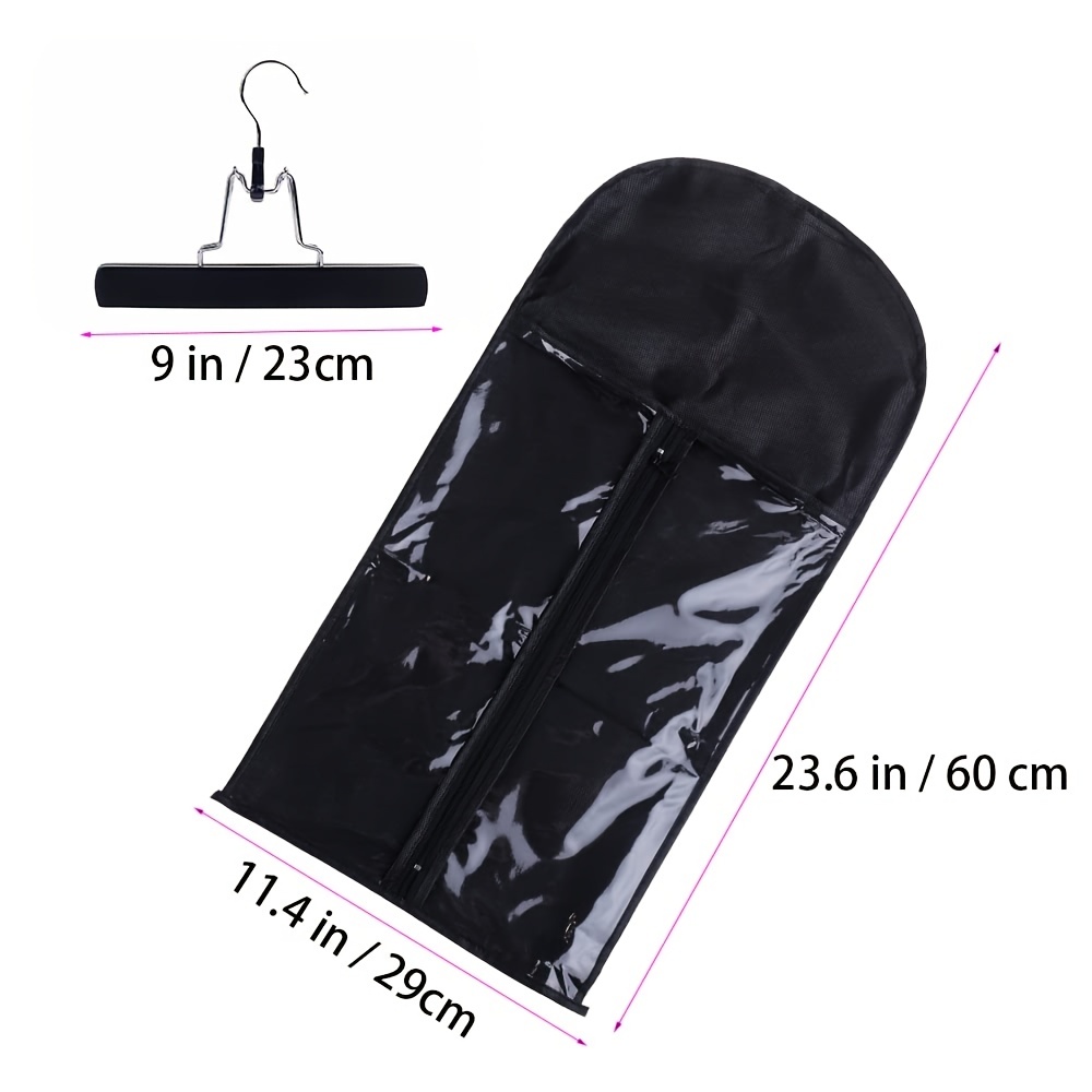 Hair Extensions Hanger with Storage Bag - Organize and Secure Wigs