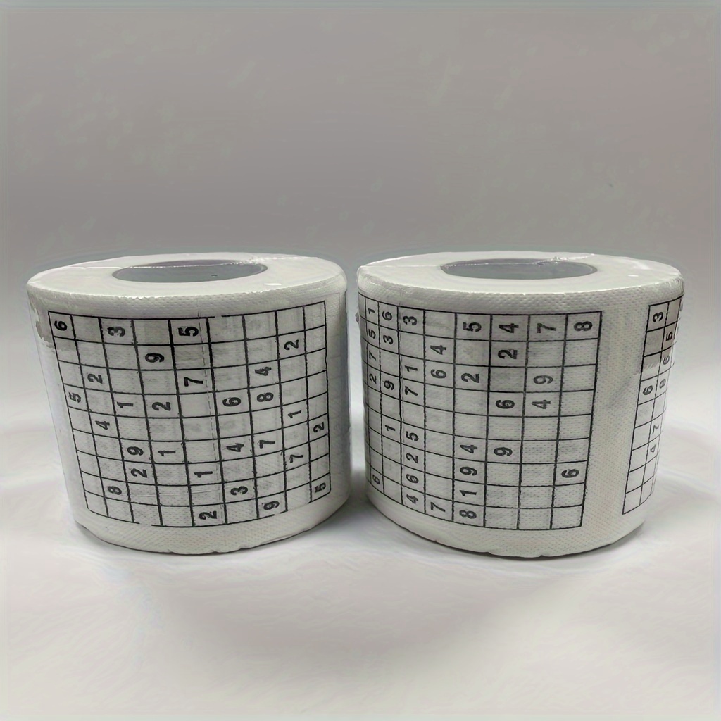 printed toilet paper - Topi Sudoku