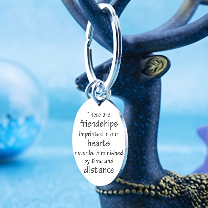 BFF Best Friends Gifts Keychain for 2 Matching Friendship Keychains for Best  Friend Rainbow Keyring for BFF Besties Distant Friendship Keychains for  Women Girls Soul Sister 