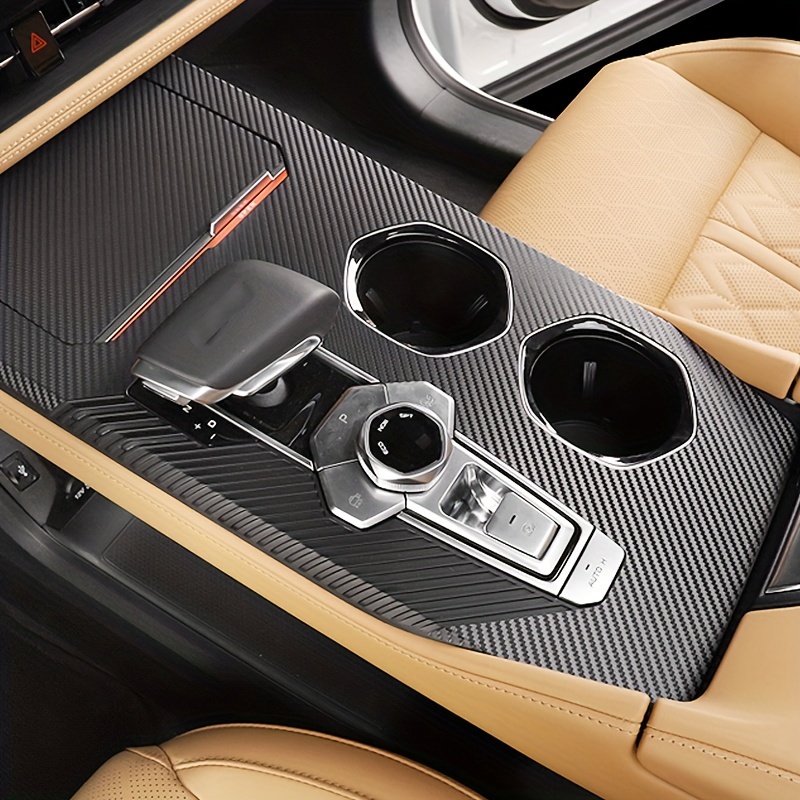Para BMW Serie 3 E46, accesorios, estilo de fibra de carbono, centro  Interior de coche, aire acondicionado automático, salida de ventilación de  CA, pegatina de marco decorativo – Los mejores productos en