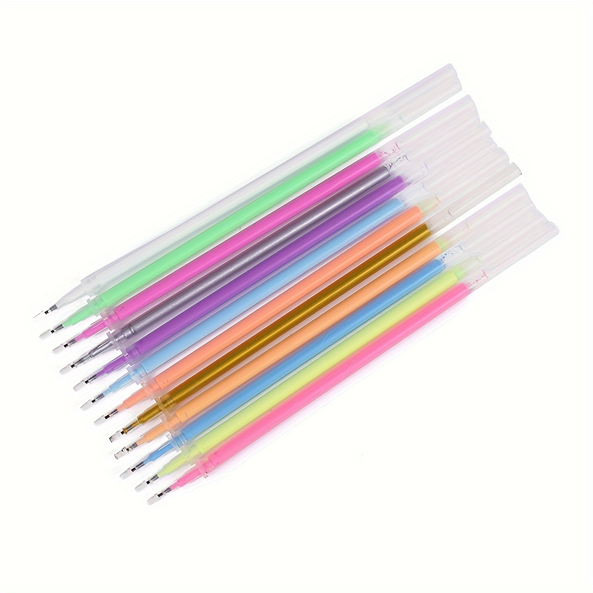 8 color Colored Neutral Pen Needle Tube Head Push Water Pen - Temu