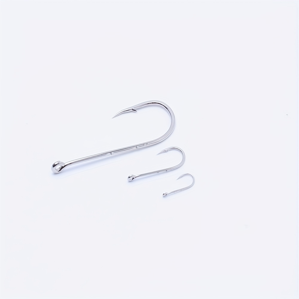 Box Circle Carp Eyed Fishing Hook Set Size 1 22# Ring Eye - Temu