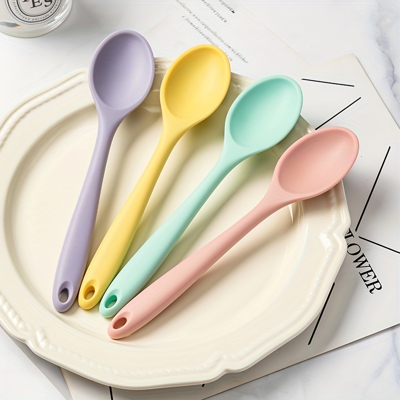 Baby Spoons Silicone Baby Spoon Double Head Baby Spoon Silicone Infant  Spoon Baby Scraping Spoon Baby Fruit Mud Spoon Toddler Feeding Spoon Kids  Utensils Toddler With Box - Temu