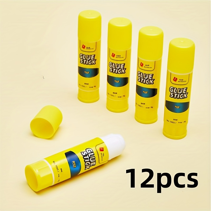 12 Sticks Formaldehyde free Solid Glue Vanishing Color - Temu