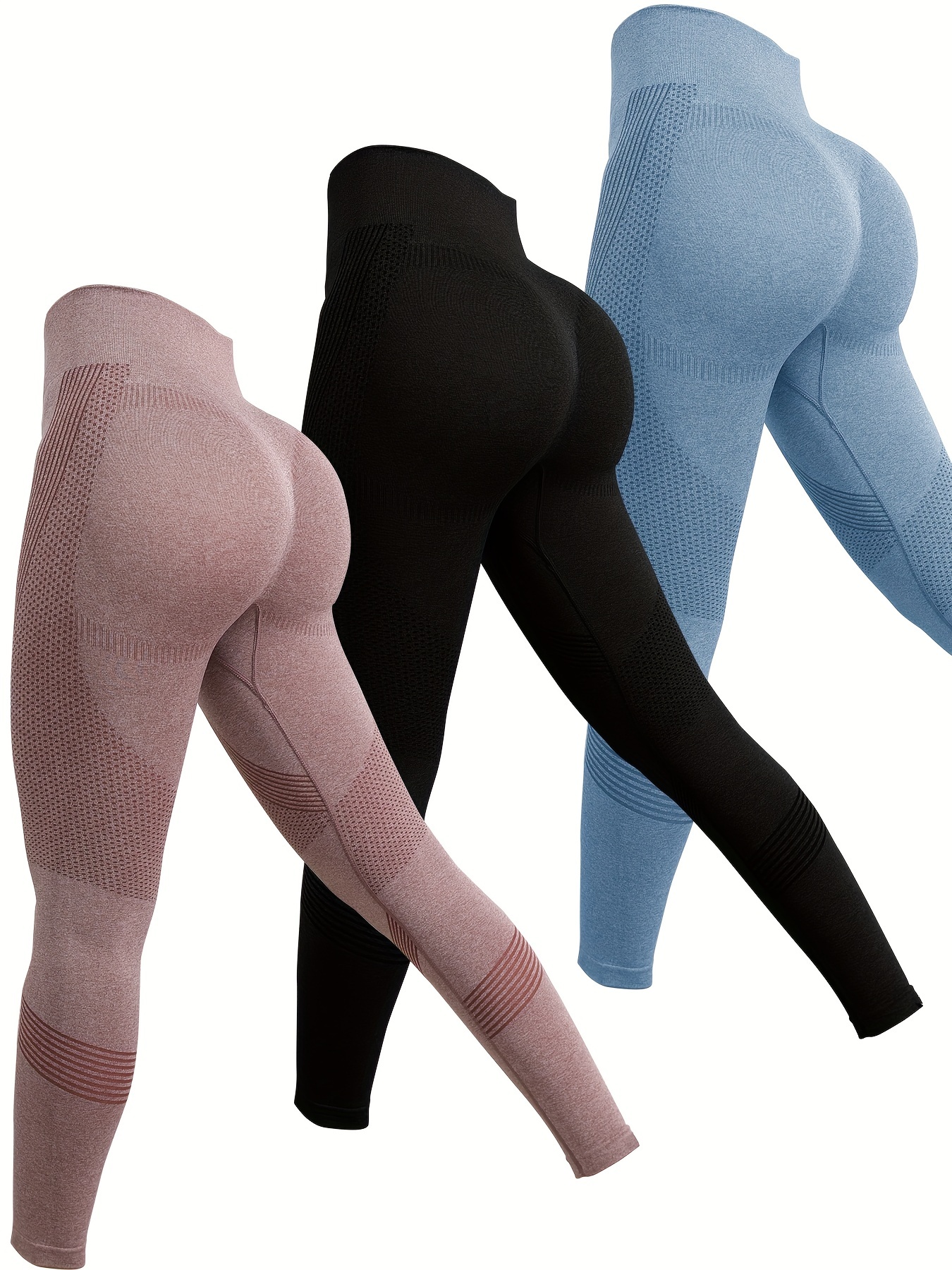  4 Pack Leggings For Women High Waisted Butt Lift
