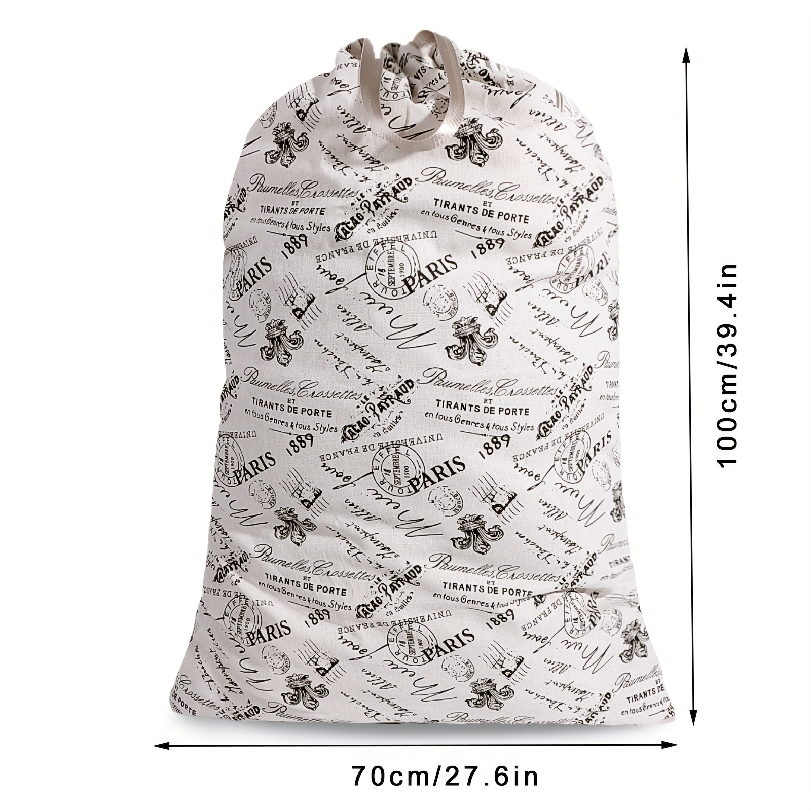 Printed Laundry Bag With Drawstring Heavy Duty Extra Large - Temu