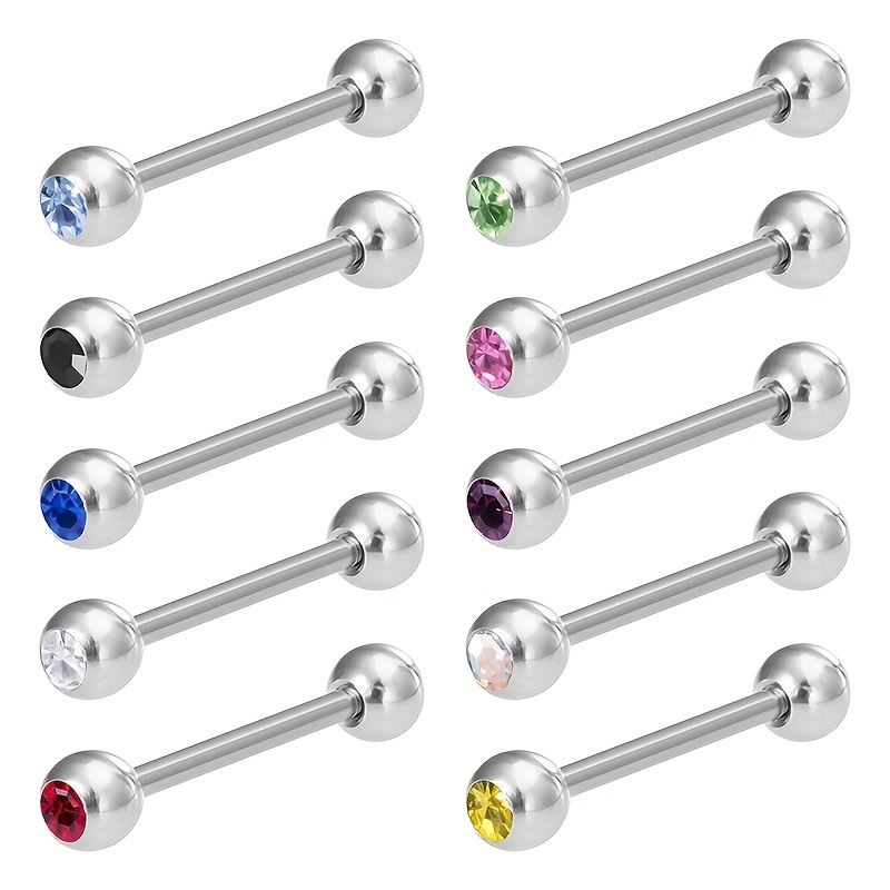 Bouche Avec Piercing Lèvres Et Langue Percées Réalistes Bijoux De Corps En  Métal 3d Pièces De Visage Isolées Ensemble De Cônes Et Boules D'haltères  Bijouterie Accessoires De Beauté Sourire De Femme Vectorielle