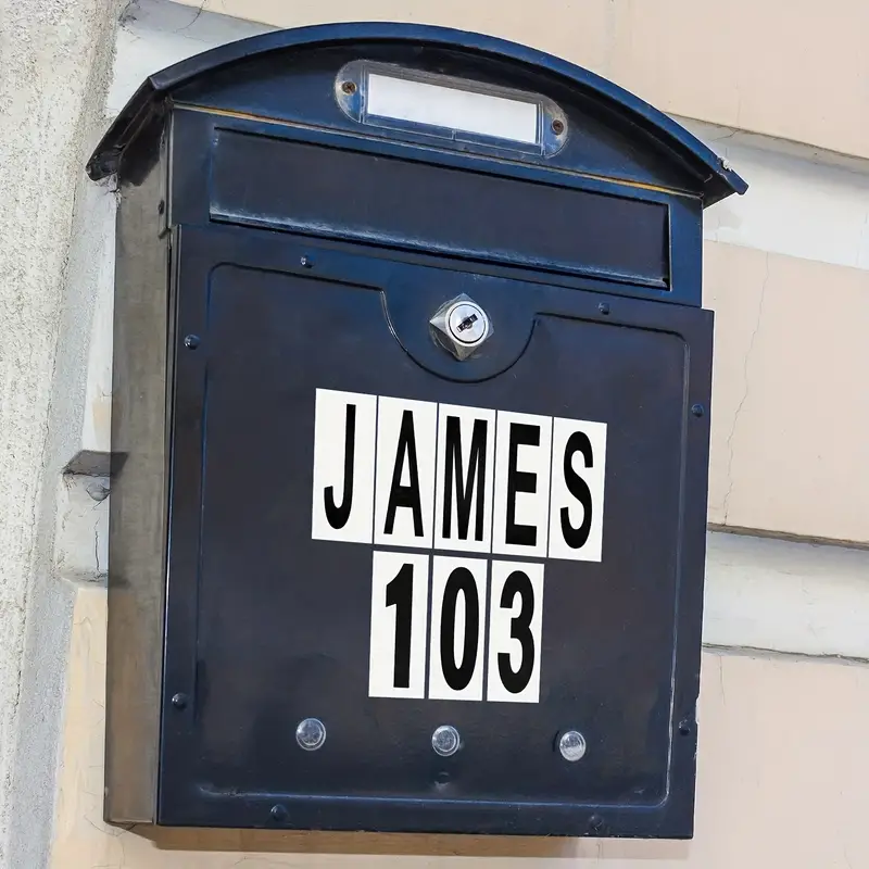 Personalize Your Home With Waterproof Mailbox Numbers - Temu