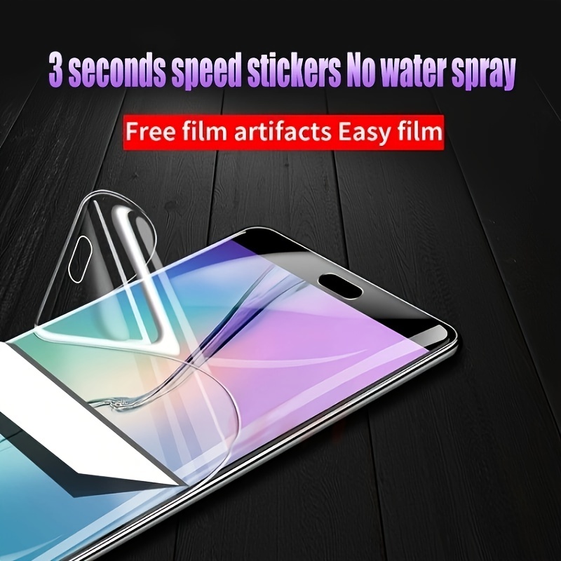 Para iPhone 15 Pro Protector de pantalla completa Película de hidrogel a  prueba de explosiones