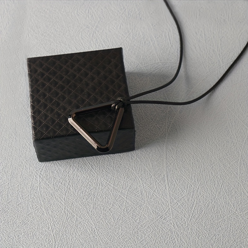 Men's Triangle Pendant Necklace, Versatile Gift