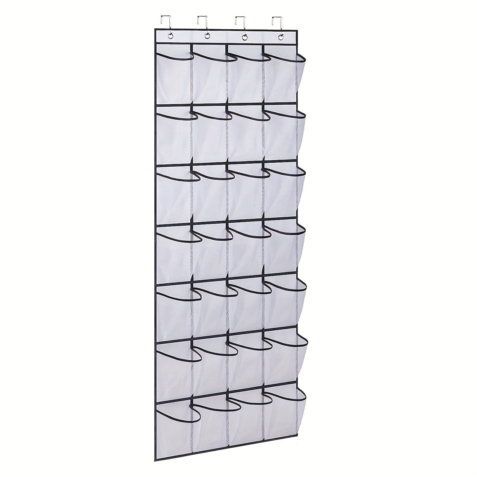 Double Stitched Over The Door Shoe Organizer With 24 Extra - Temu