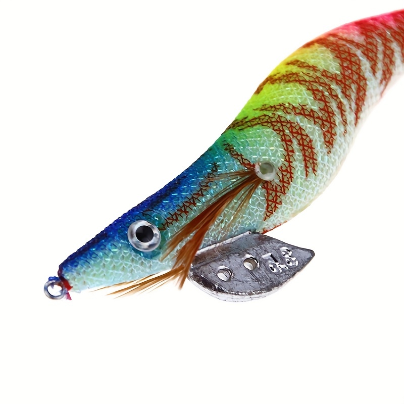 Simulation Luminous Wood Shrimp Lure Loud Beads Artificial - Temu