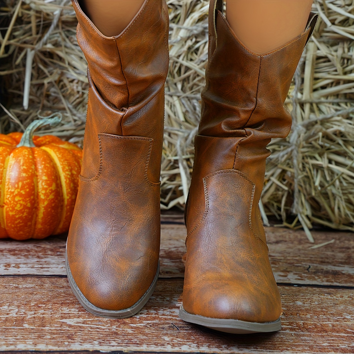 Slouch store cowboy boots