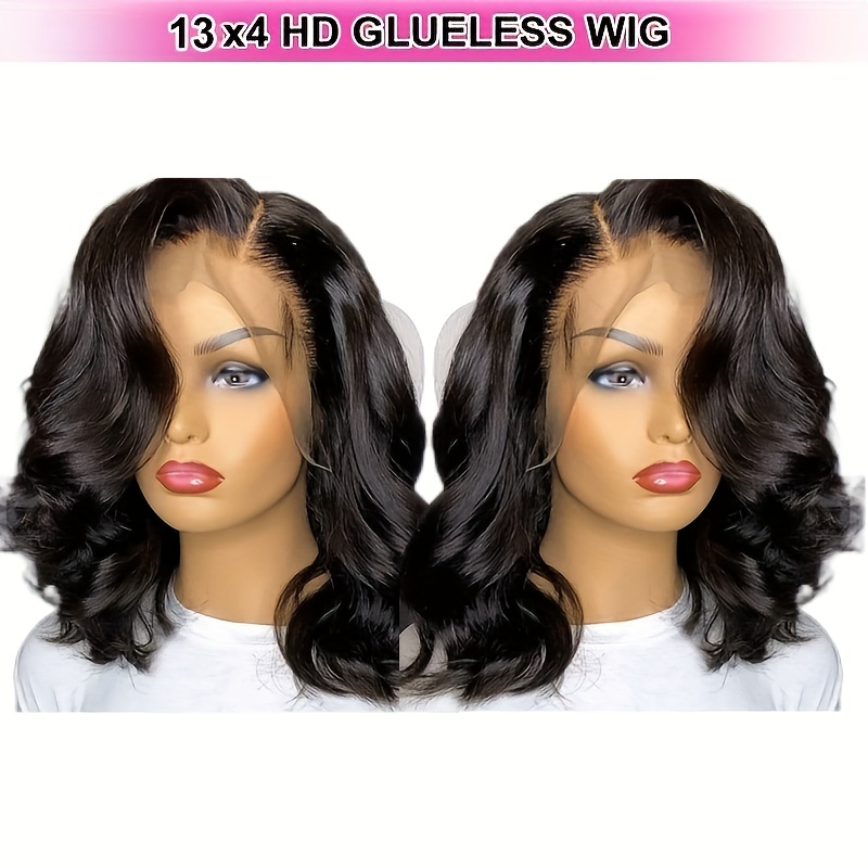 Glueless Wig Straight Hair 13x4 Lace Front Wig No Glue Pre-Cut HD Lace –  MeetuHair