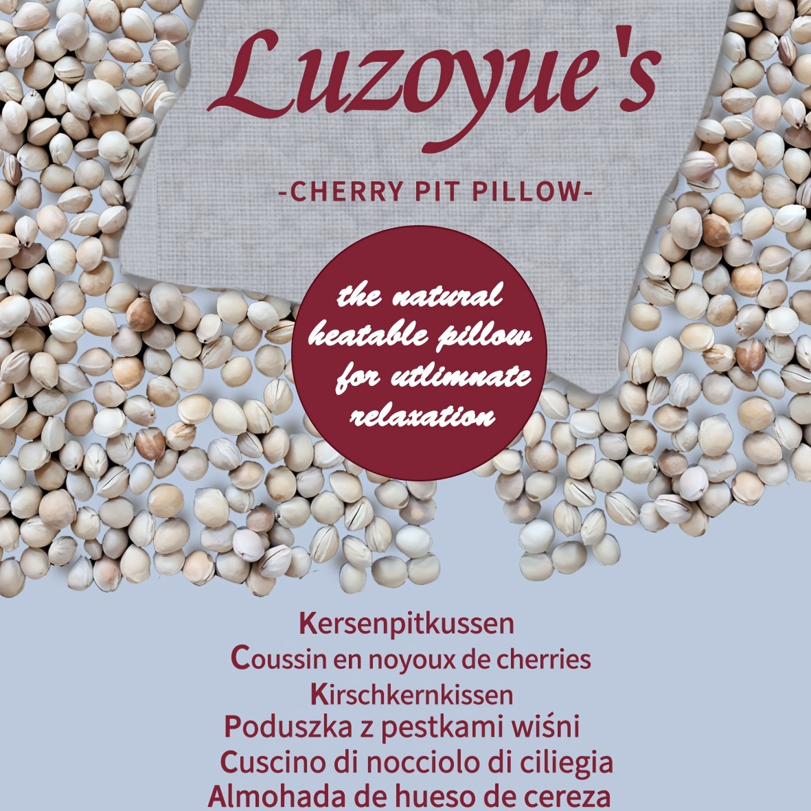 1pc Cherry Pit Pillow coussin chauffant à micro ondes pour - Temu Belgium