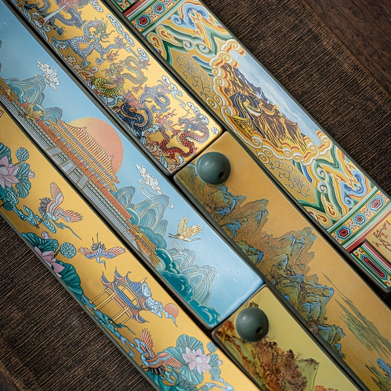 1pc Incense Stick Holder, Ceramic Incense Burner, Colored Line Incense Ash Catcher, Traditional Cloisonne Design, Tabletop Decor For Tea Ceremony, Home Interior, Festival Gift