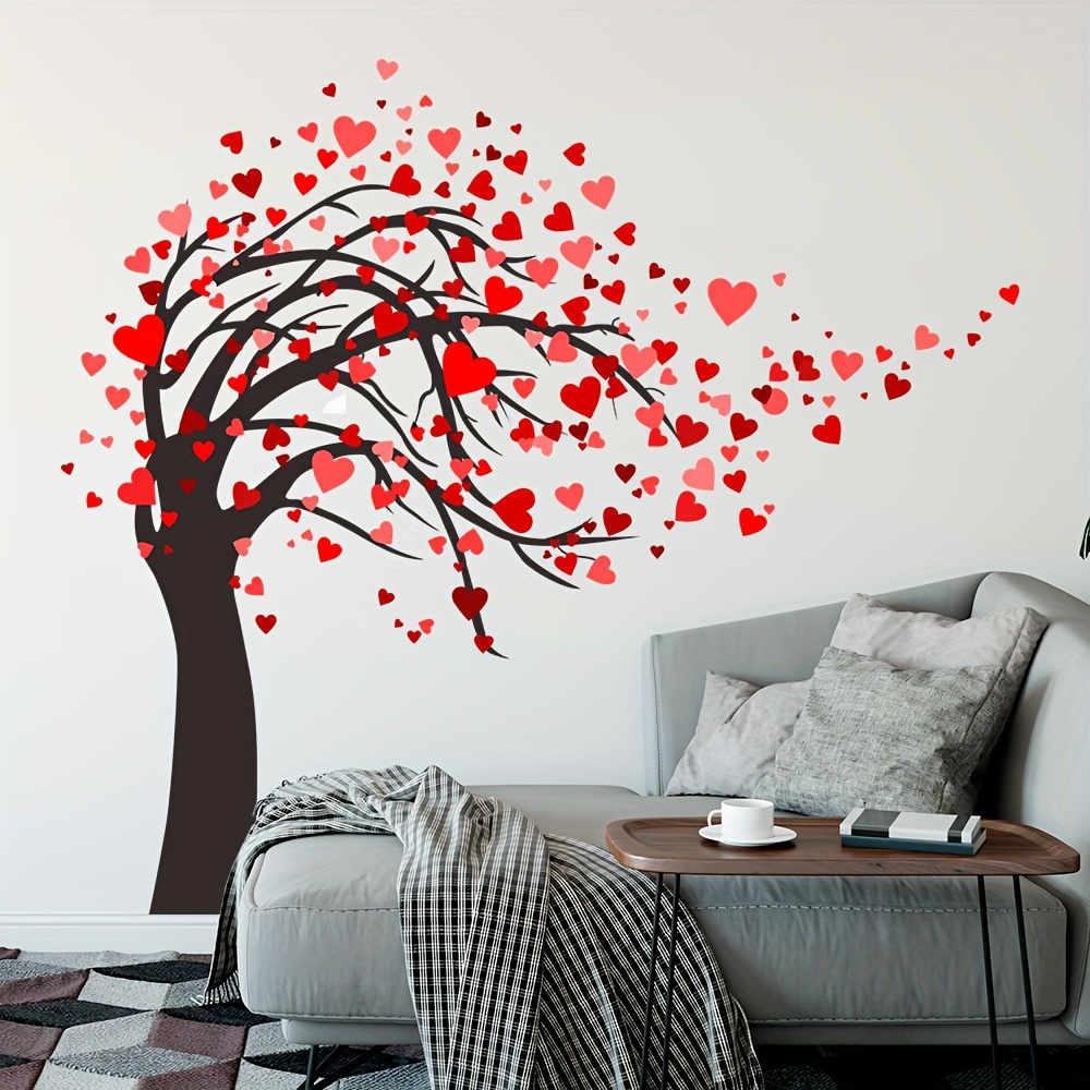 3d Wallpaper For Wall Mirror Wall Stickers Tree Branch Pattern