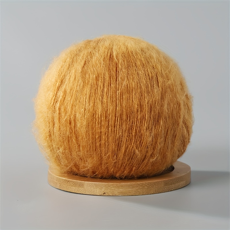 1ball Mohair Wool Yarn 15% Wool 15% Mohair 40% Acrylic - Temu