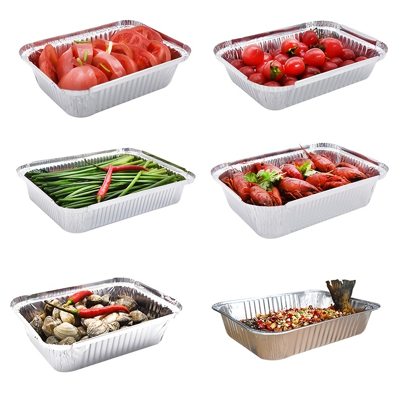 Aluminum Foil Tin Tray Box Air Fryer Multipurpose Kitchen Tools - Temu