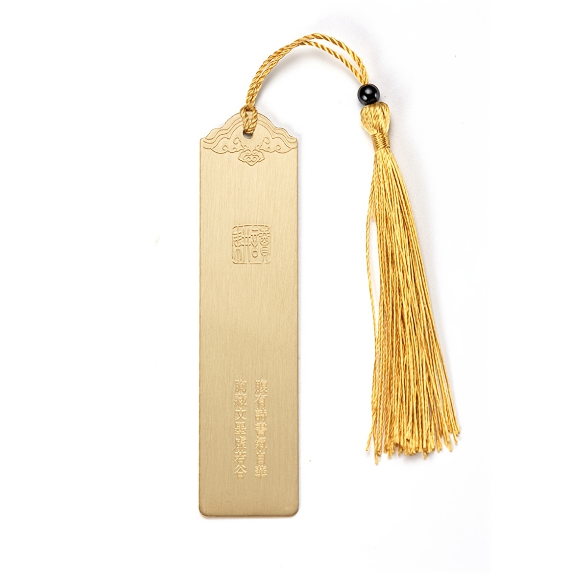 Brass Bookmark Tassel Pendant Retro Book Clip Metal Pagination Mark Student  Gift Stationery School Office Supplies