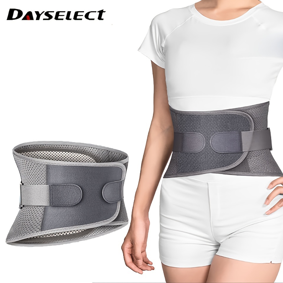 Breathable Lower Back Support Brace Adjustable Straps Anti - Temu