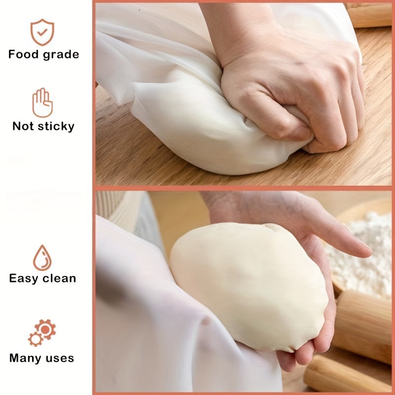 Silicone Kneading Bag Flour Mixing Bag Multifunctional Dough Temu