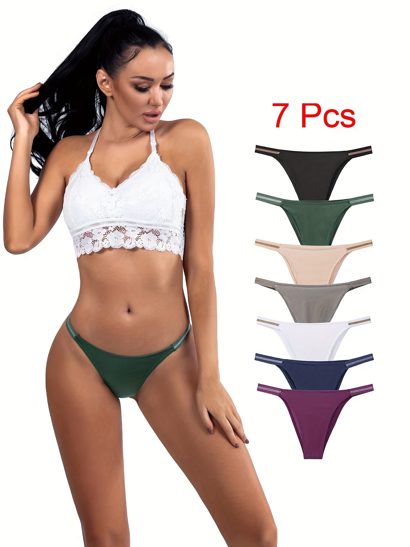 Women's Comfortable Breathable Thin Thong Panties Seamless - Temu