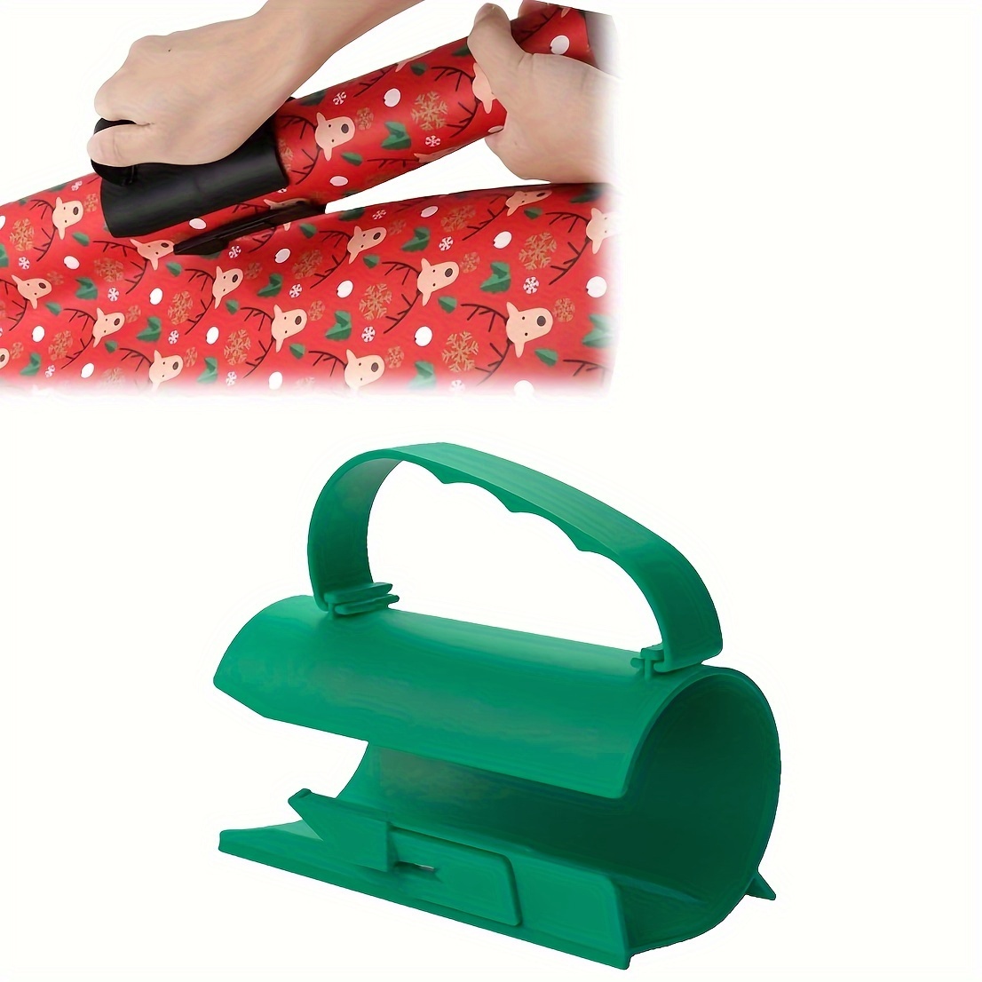 Lot de 2 coupeurs de papier d'emballage cadeau pour rouleaux, outils de  découpe, papier cadeau, coupe-papier de Noël