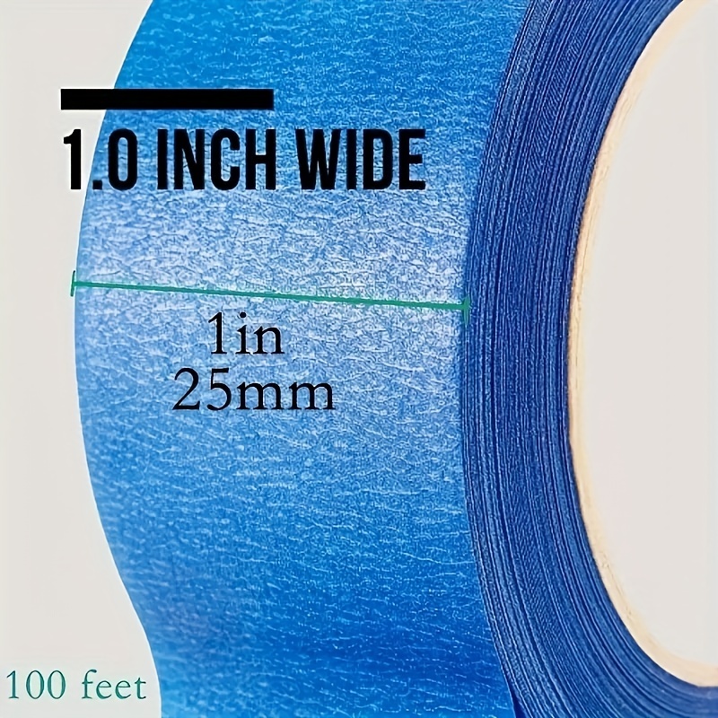 1pc/4pcs Blue Painters Tape, 100ft, Blue Masking Tape