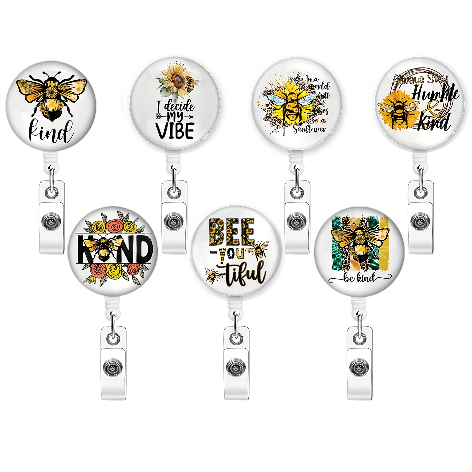 Retractable Badge Holder: Badge Reel Clip Nurses Doctors - Temu