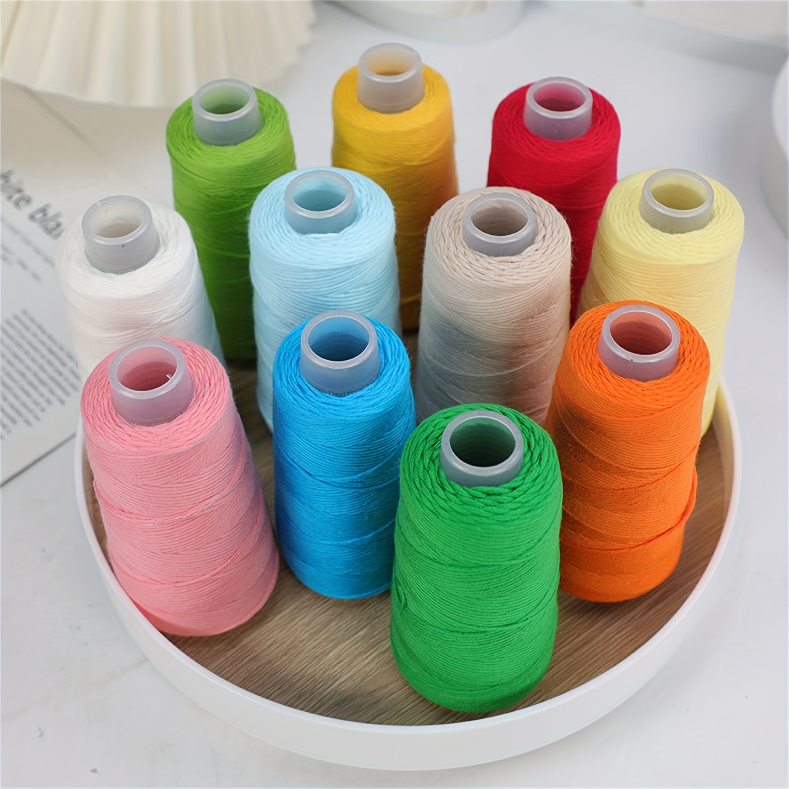 100% Cotton Yarn Diy Fine Combed Solid Color Hand Crochet - Temu