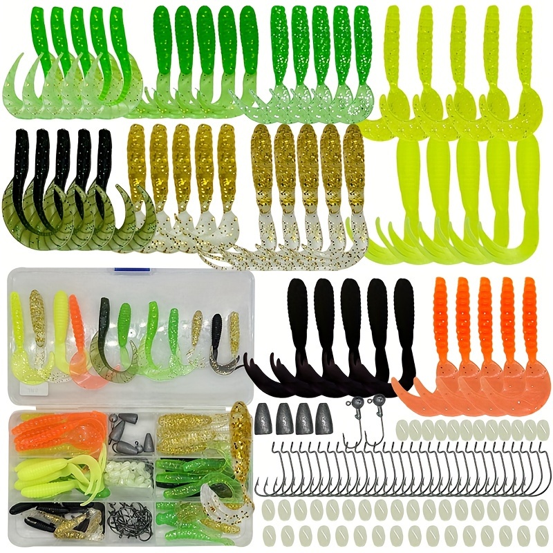 Complete Worm Fishing Kit Includes Wacky Rig Tool Soft - Temu Portugal