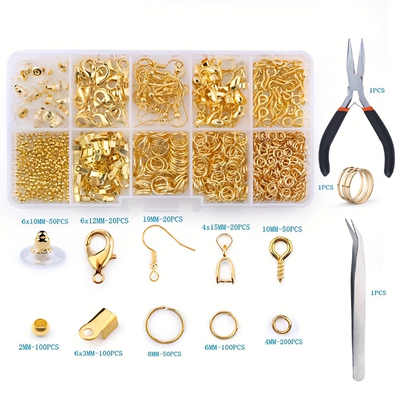 Diy Jewelry Making Tools Kit With Ring - Temu