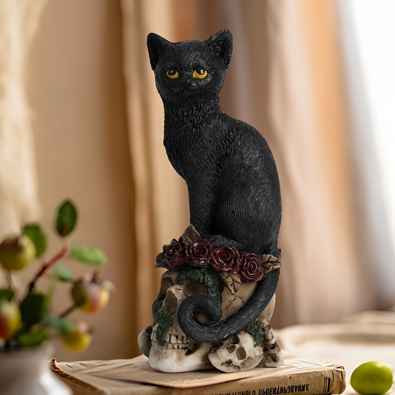 1 Stück Kawaii Süße Magische Teufel-schwarze Katze-Ornamente
