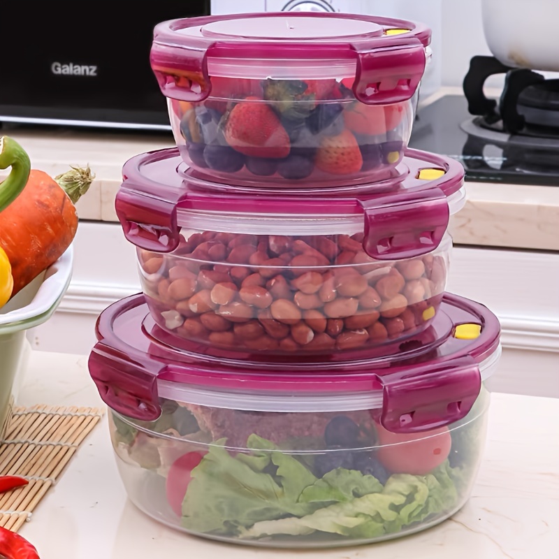 Portion Food Containers Produce Storage Containers for Refrigerator Simple Refrigerator Preservation Box Small Lunch Box Kitchen Lunch Box Storage Box